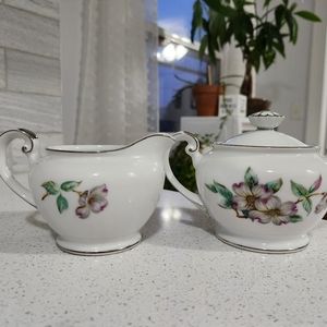 Spring China Taxco Creamer and Sugar Set!